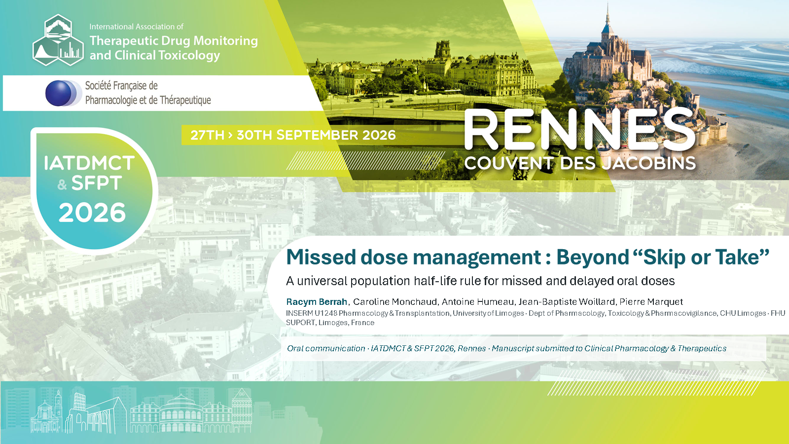 Preview of Missed dose management: Beyond “Skip or Take”